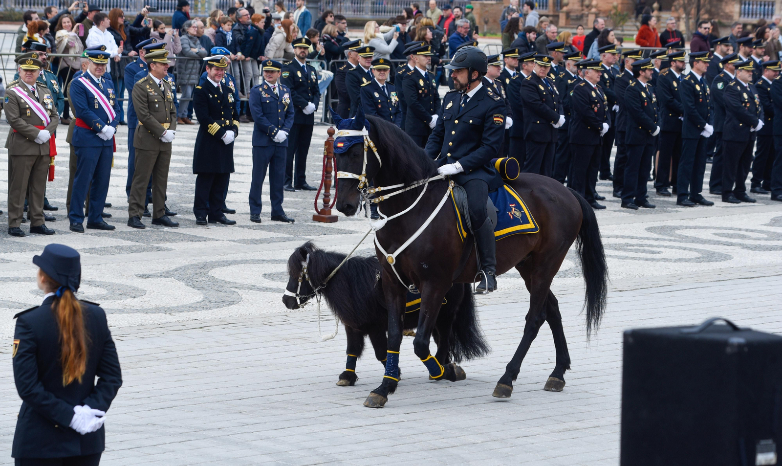 Acto de celebración del Bicentenario de la Policía Nacional en Sevilla