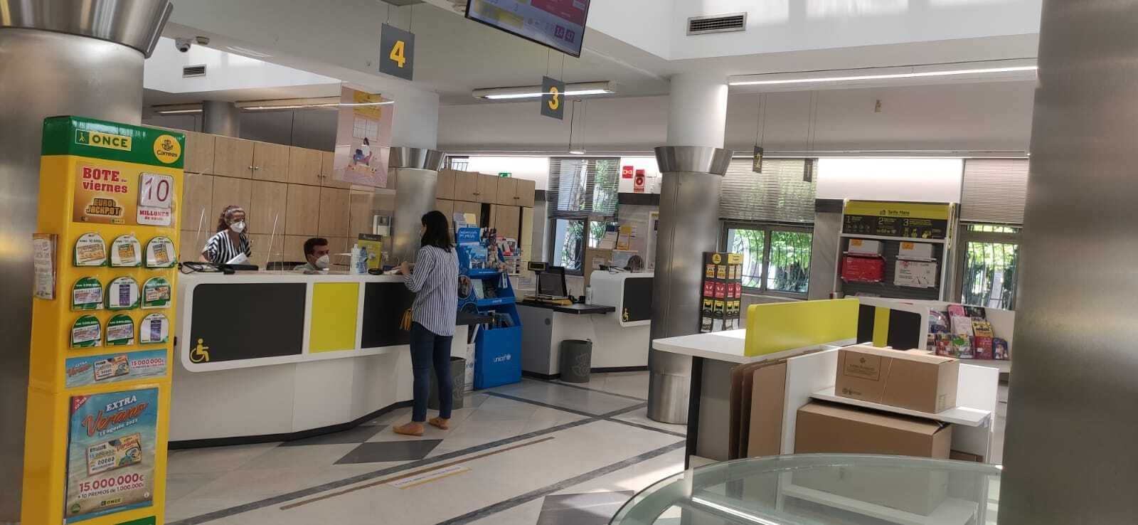 Una de las oficinas de Correos.