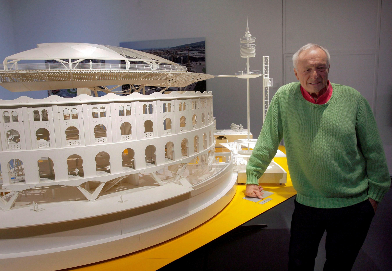 El arquitecto Richard Rogers, en 2009 en Barcelona.