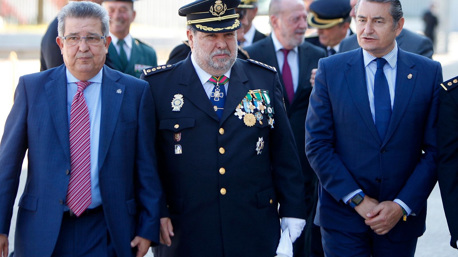 Carlos Toscano, José Manuel Espina y Antonio Sanz.