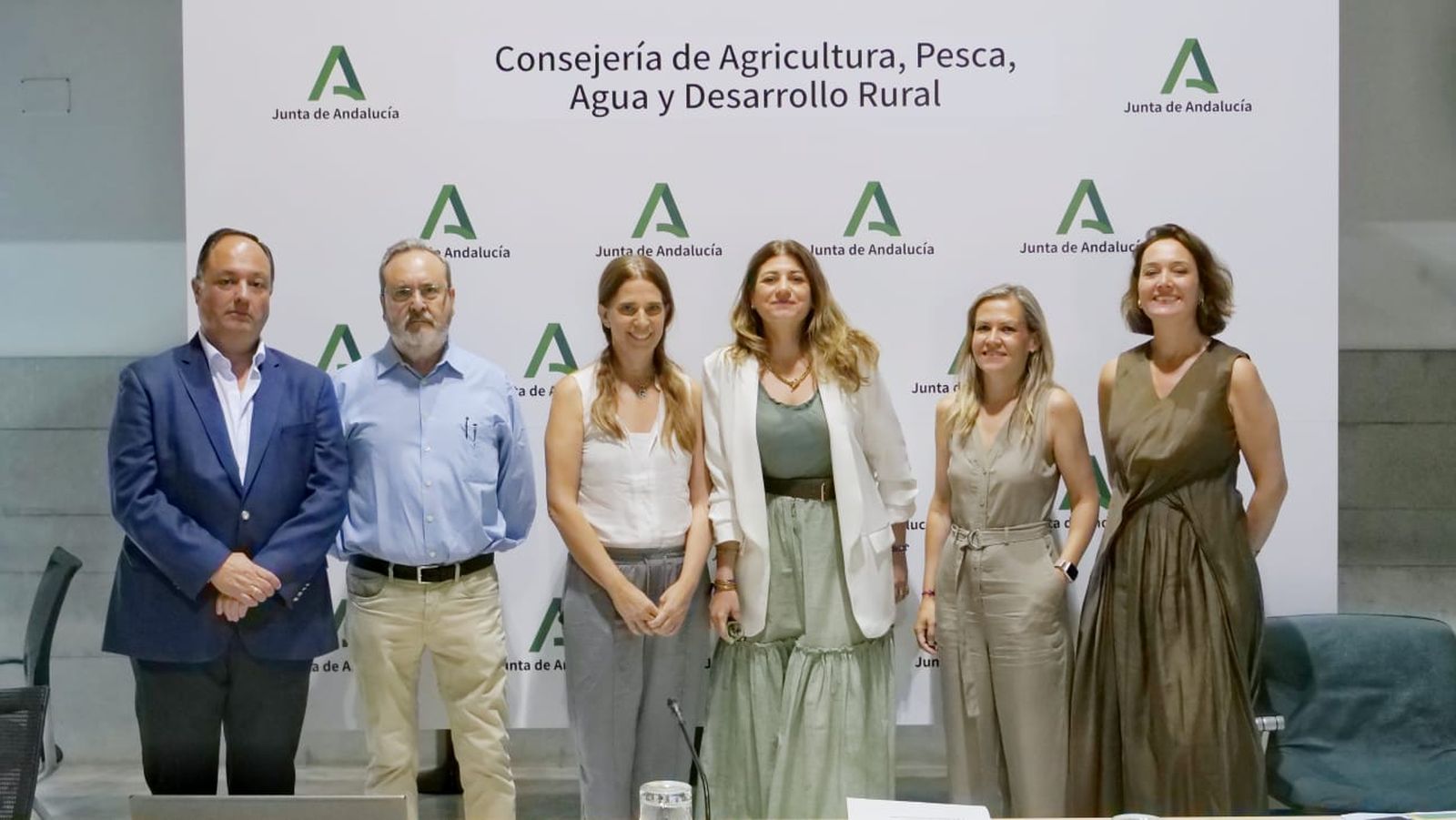 Componentes del Grupo Innofino, tras la presentación del proyecto.