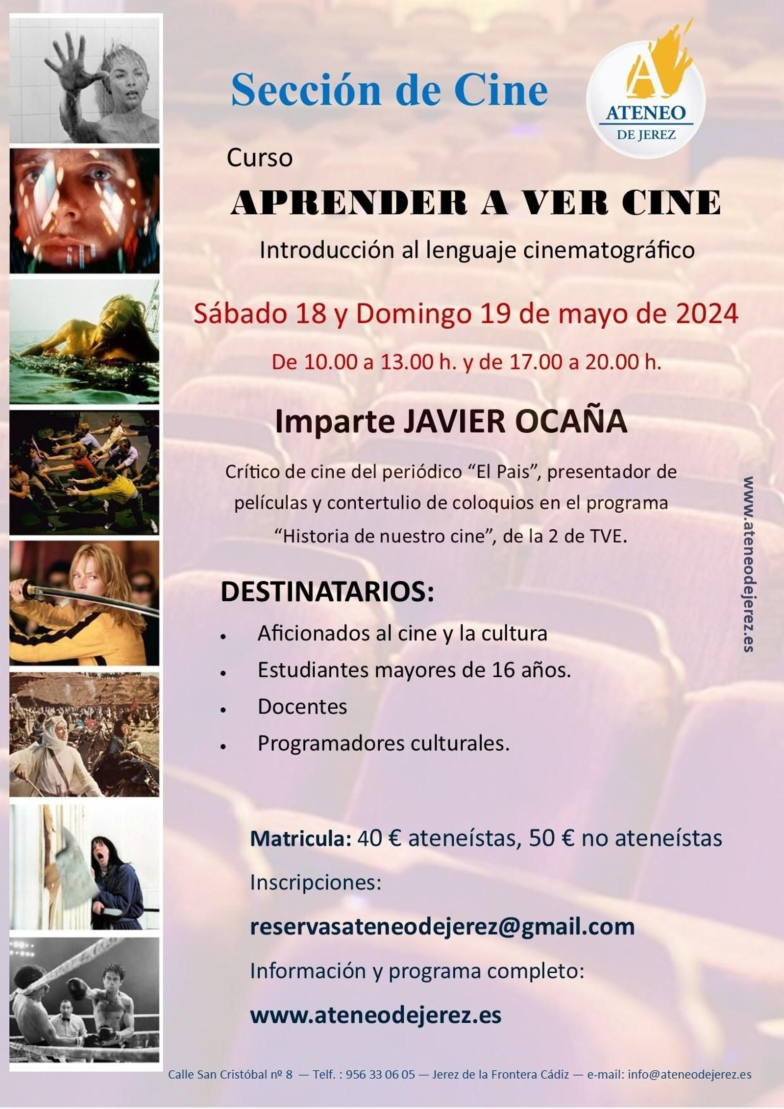 Cartel del curso.