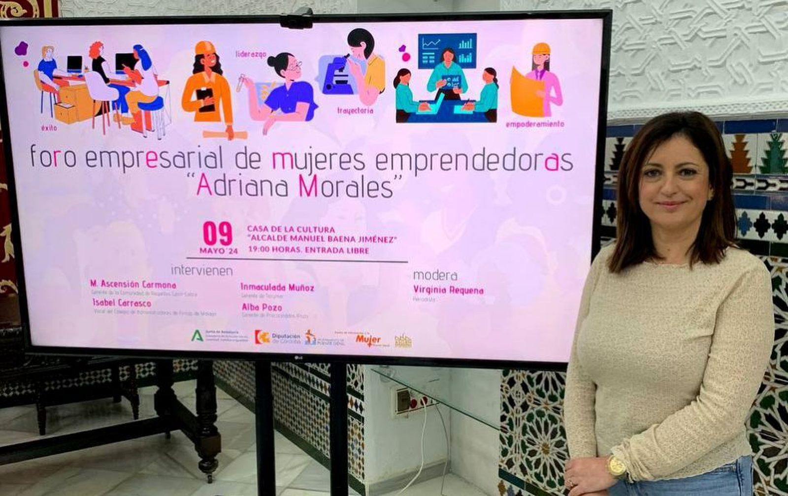 La edil de Servicios Sociales, Igualdad y Familias del Ayuntamiento de Puente Genil, Asunción César.