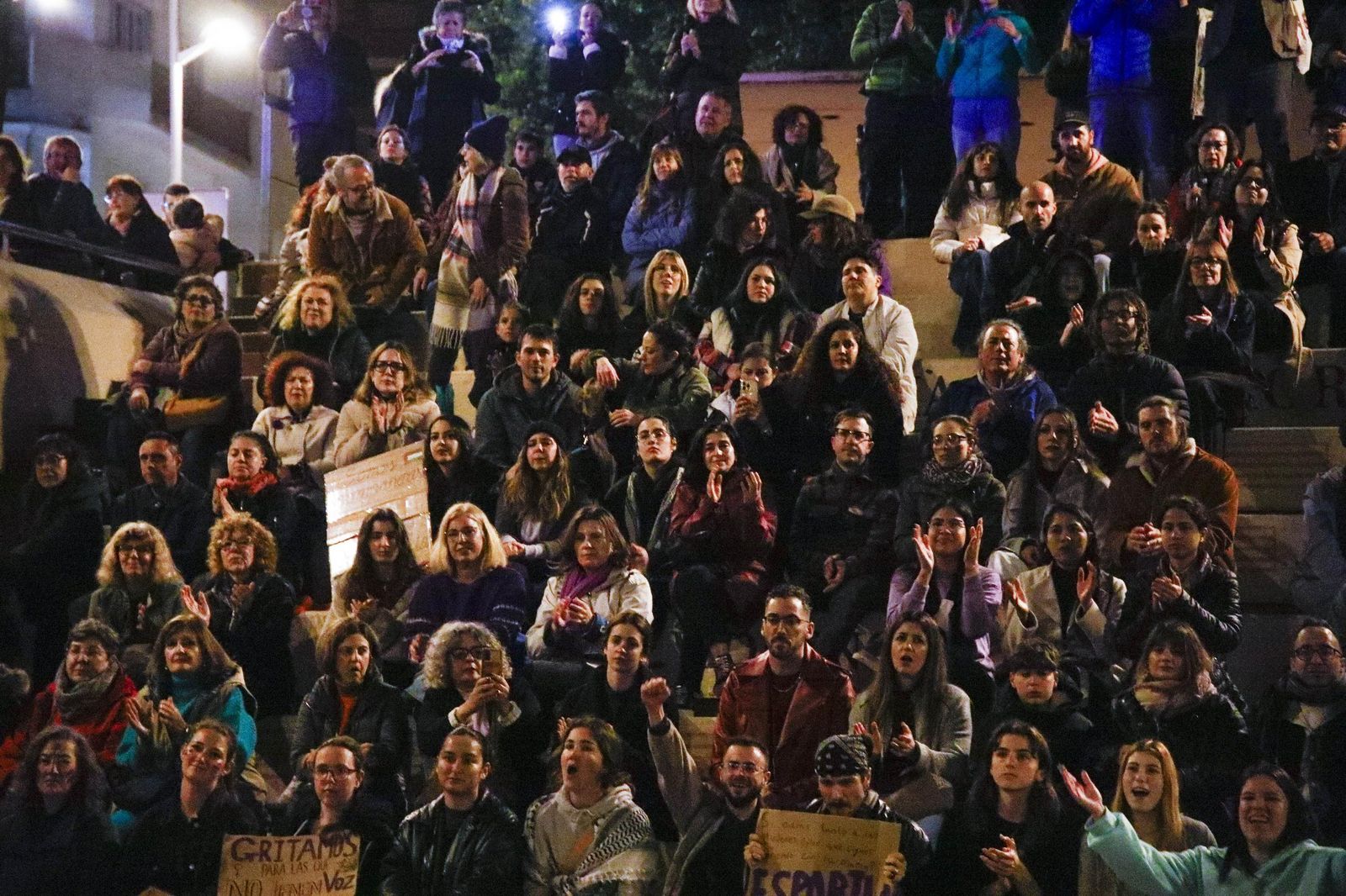 Las imágenes de la manifestación realizada por Asamblea Feminista 8M en Almería