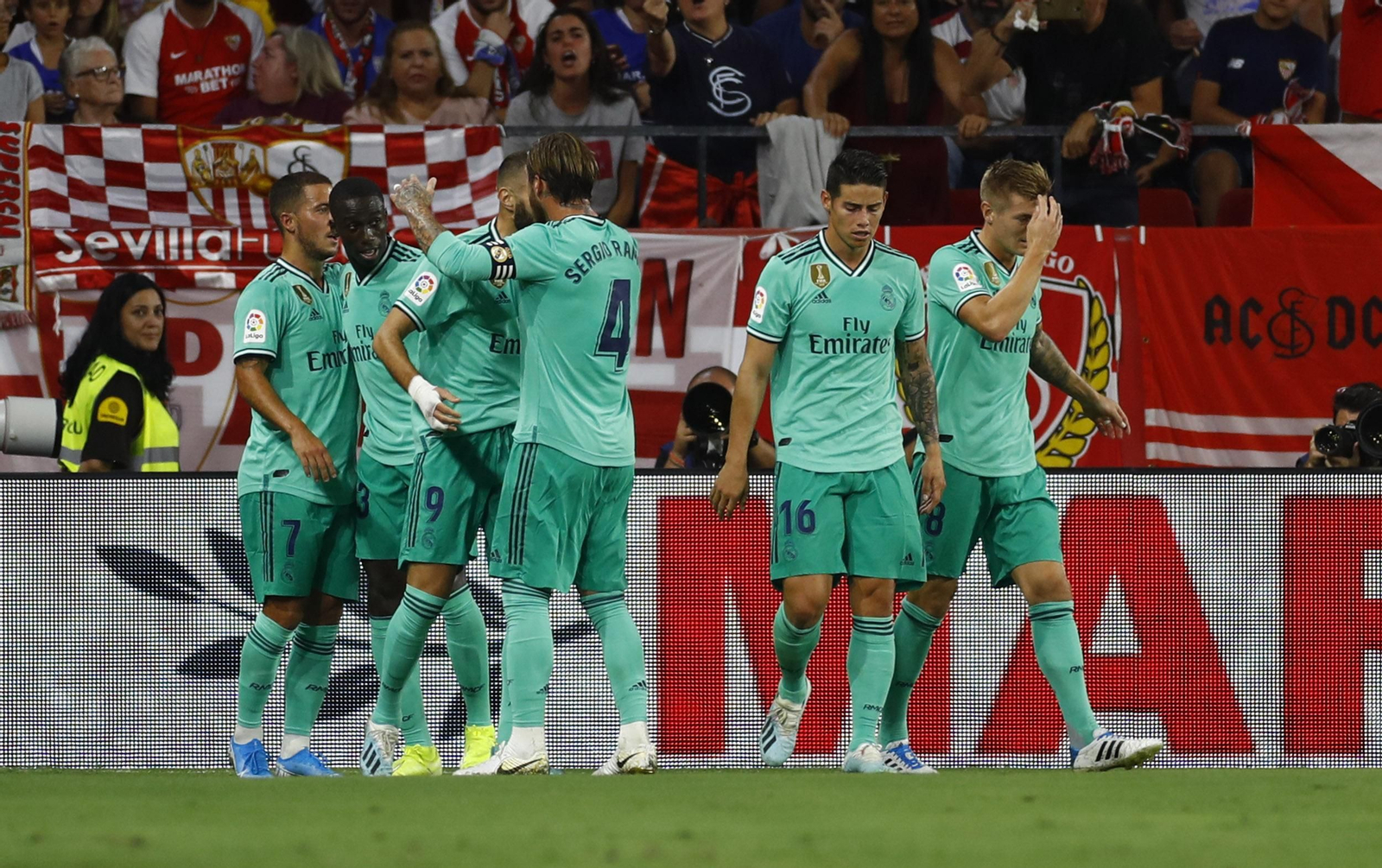 Las imágenes del Sevilla-Real Madrid