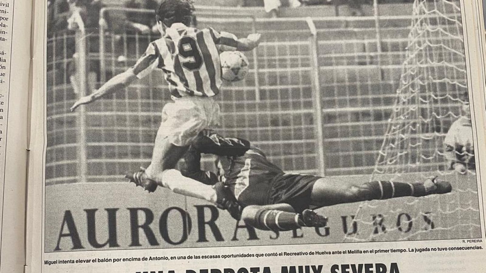 Portadilla de Deportes del lunes 3 de mayo de 1993