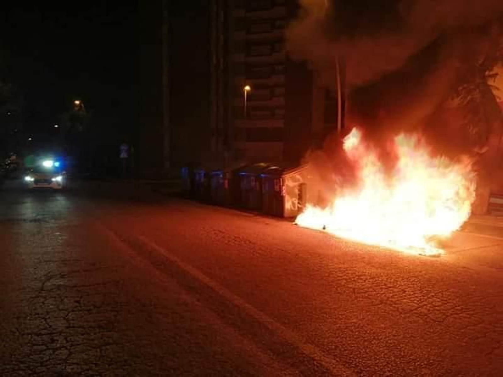 Noche de incendios simultáneos en Chipiona