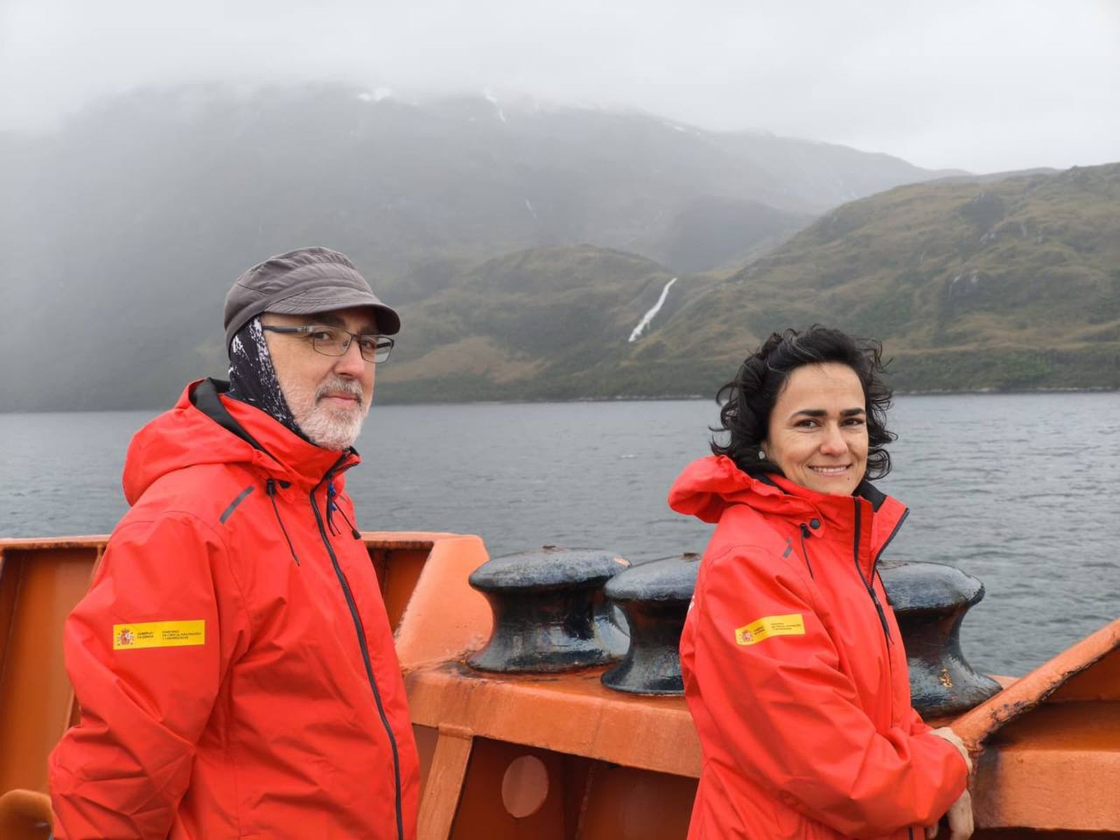 Investigadores de la Universidad de Jaén (UJA) en la Antártida.