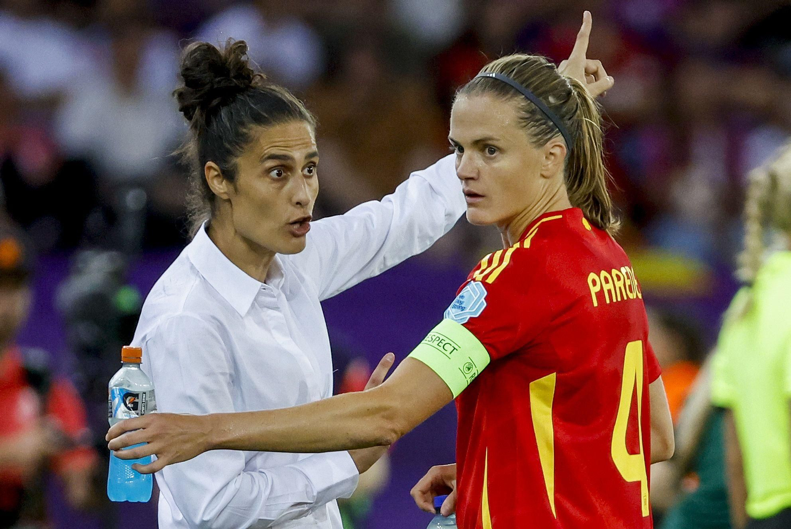 Las mejores imágenes de la semifinal Alemania - España de la Eurocopa femenina