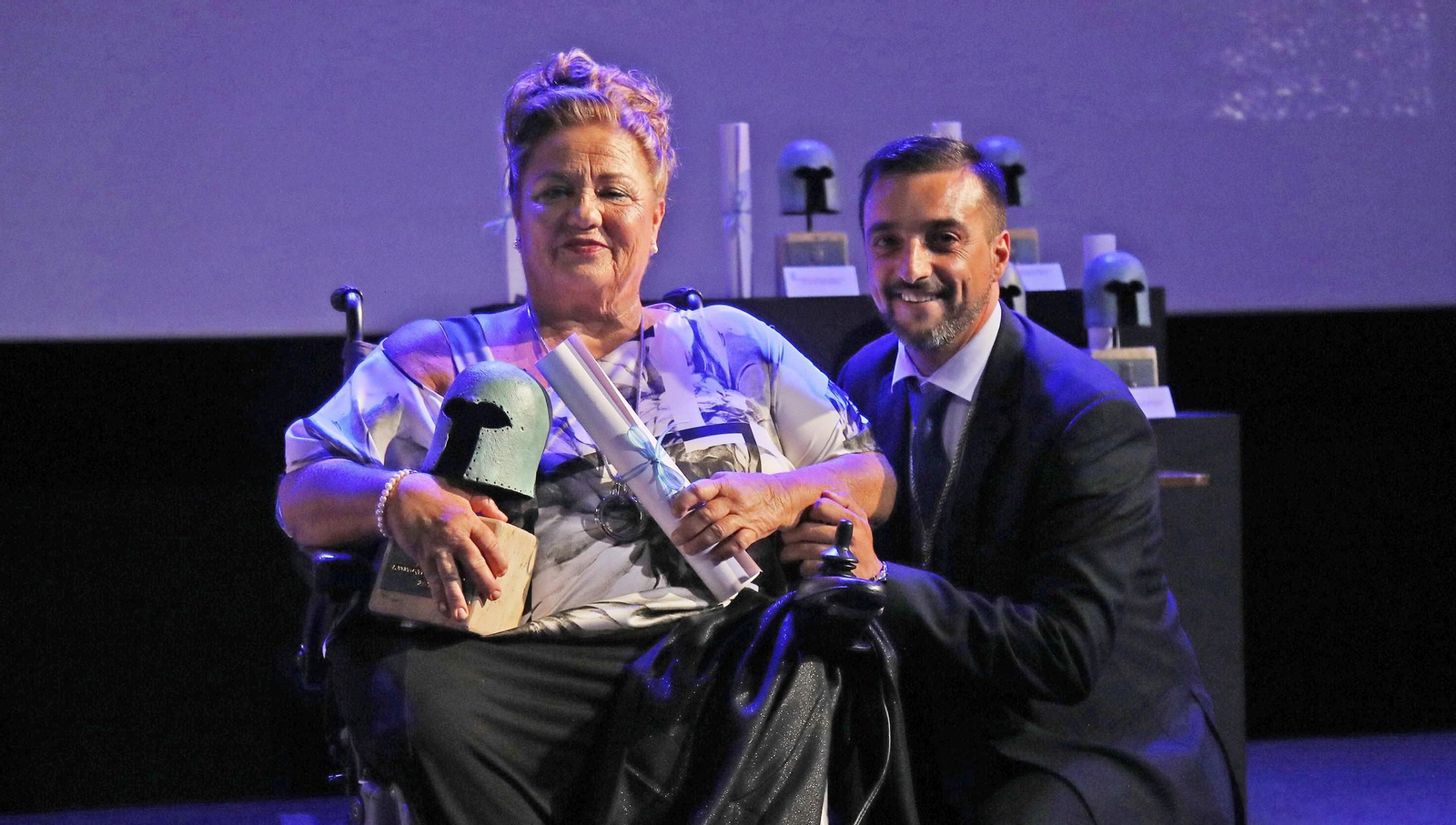 Carmen Menacho, presidenta de Adifi,  Premio a la Integración