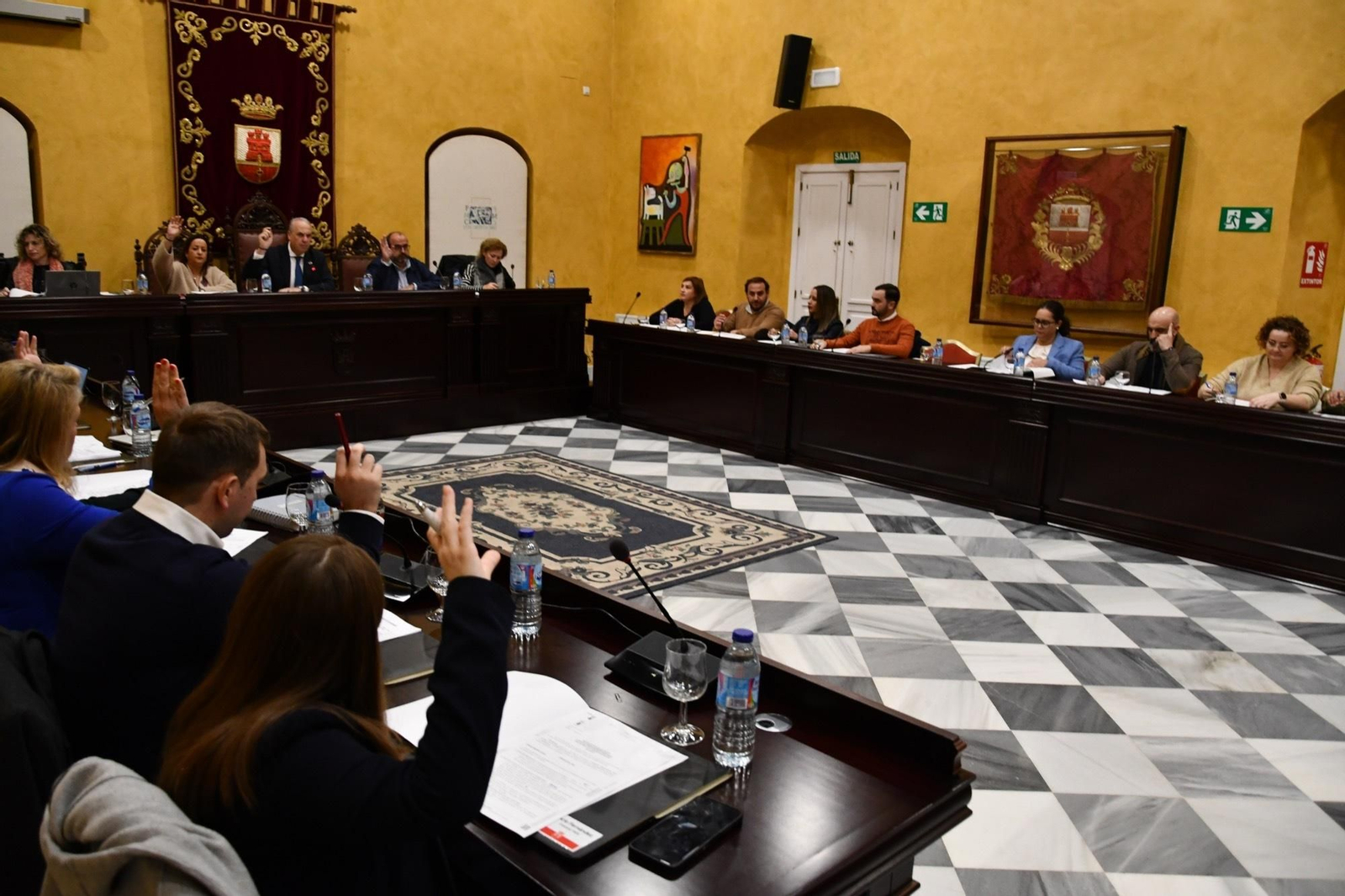 El Pleno de San Roque celebrado este viernes.