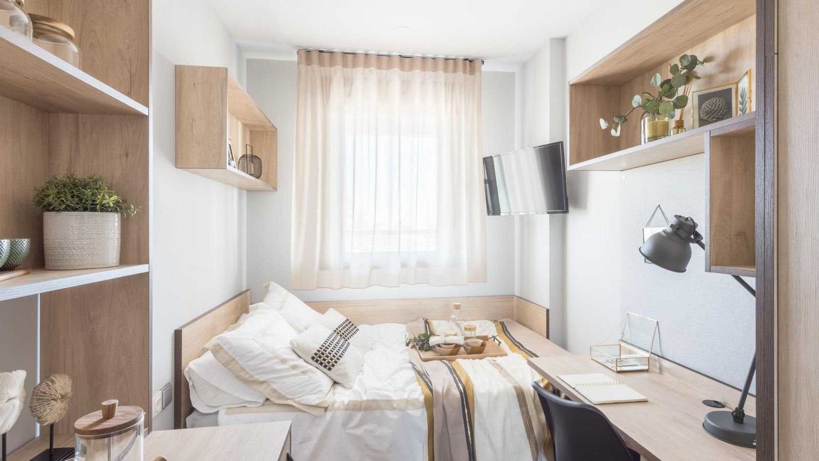 Recreación de cómo serán las habitaciones.