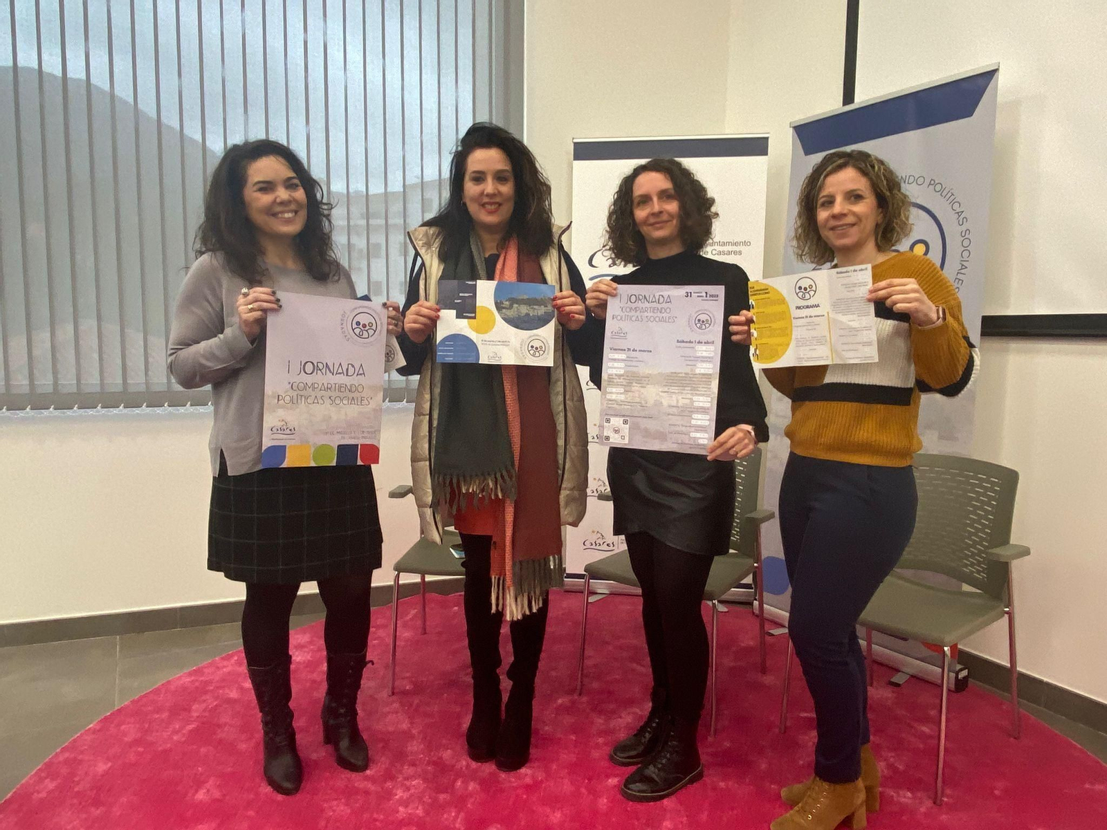 La presentación de las jornadas ’Compartiendo políticas sociales’.