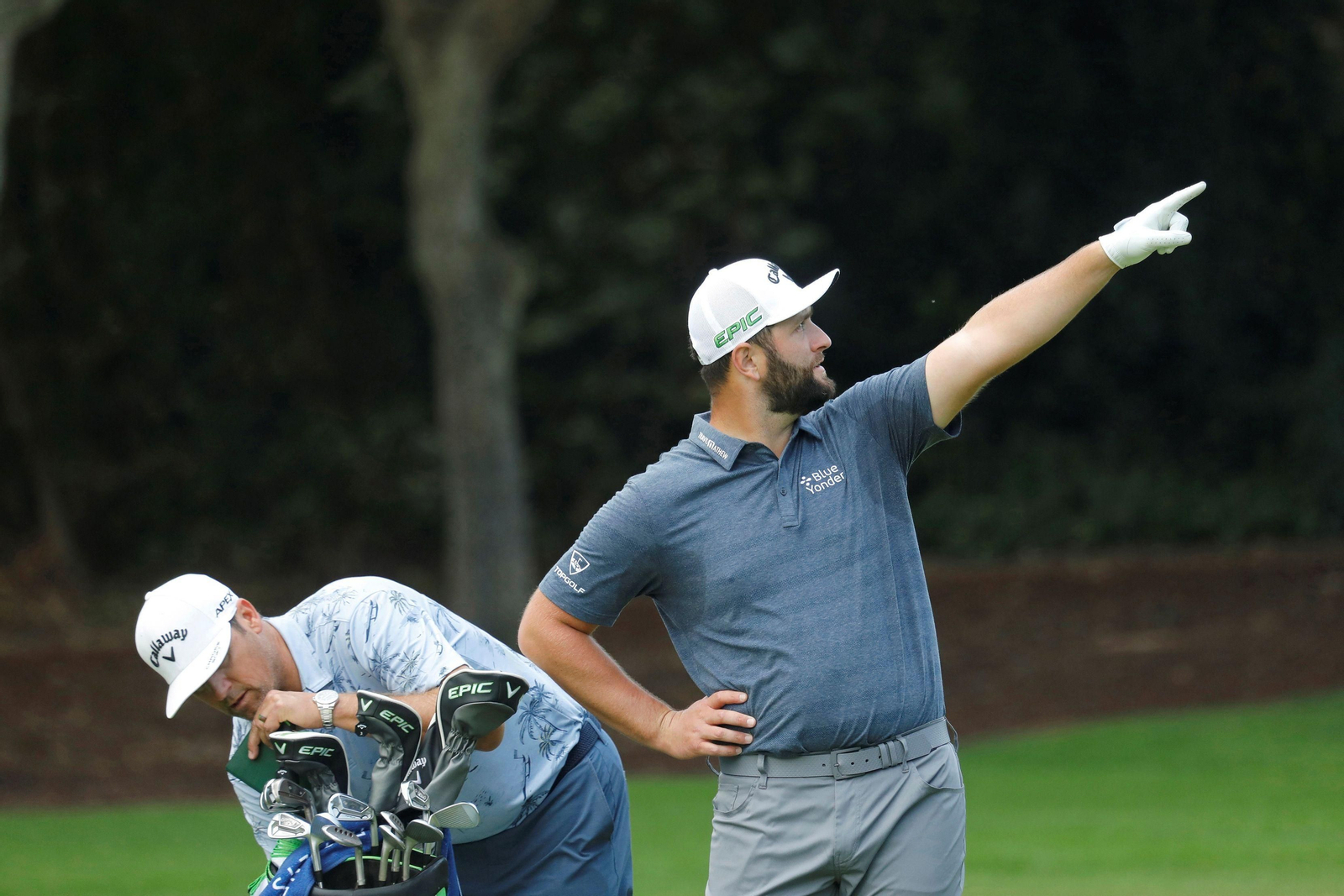 Rahm, este martes en Valderrama.