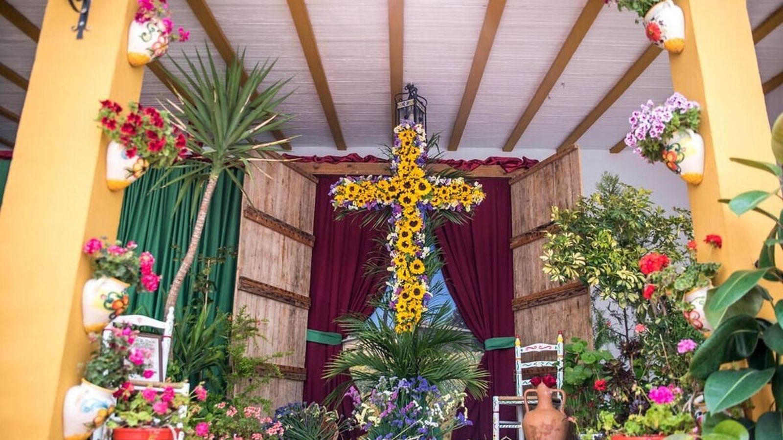 Una de las cruces de un certamen anterior.