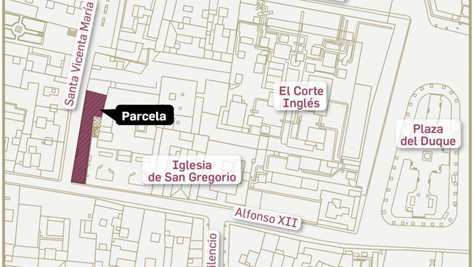 Mapa de localización de la parcela. Fuente: elaboración propia.