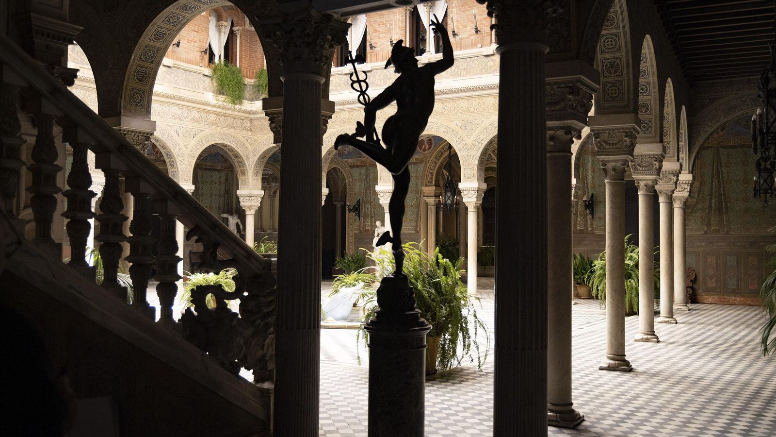 La belleza del patio principal.