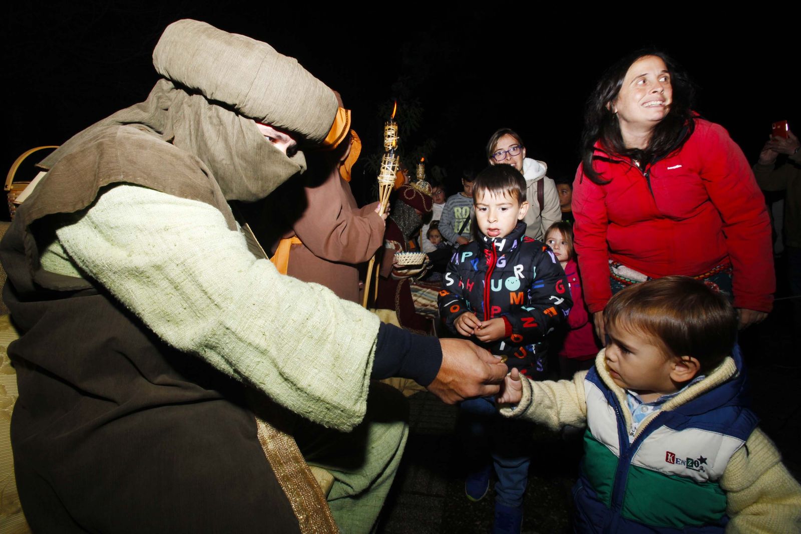 Las imágenes de los Reyes Magos recogiendo el oro en las Minas de Tharsis