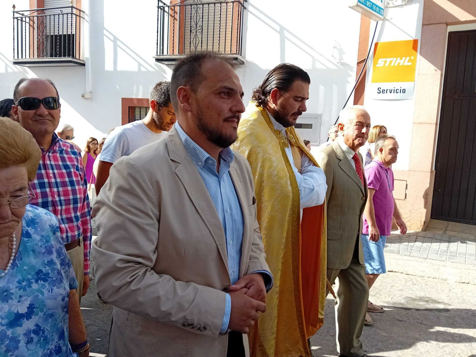 La Virgen del Sol recorre las calles de Adamuz, en imágenes