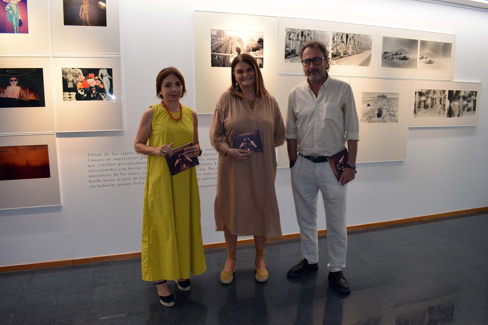 María del Mar Ruiz, Matilde Sánchez Imbernón y Miguel Gallego.