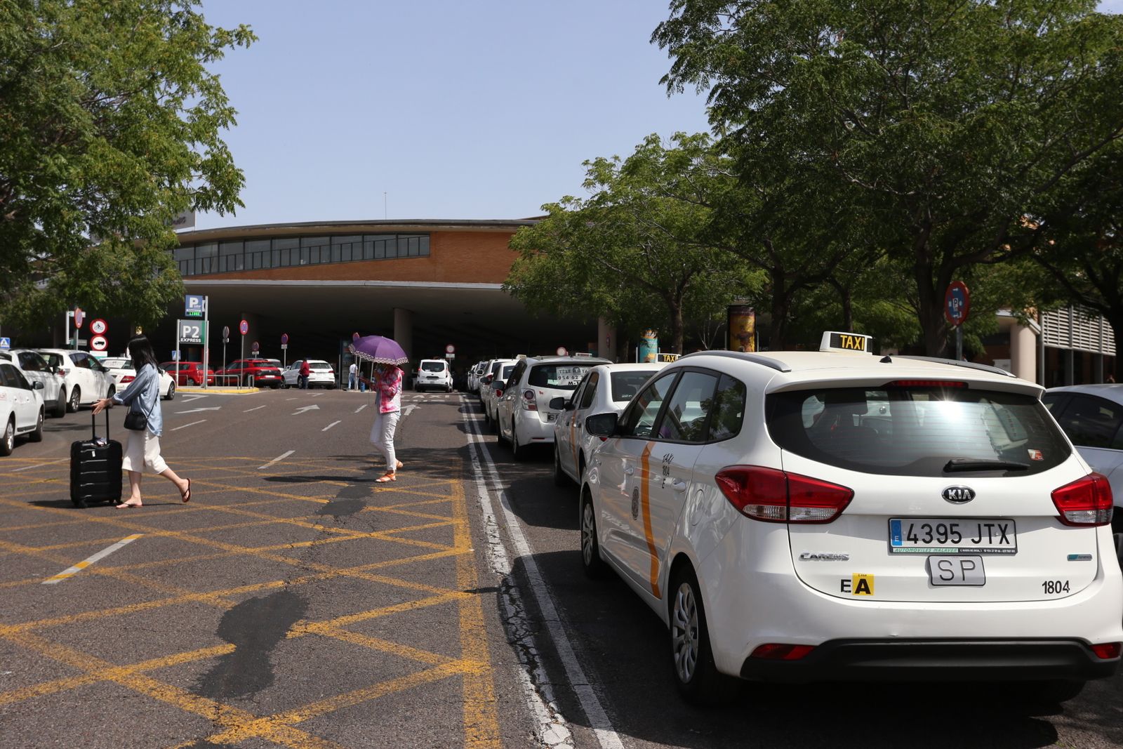Asamblea de taxistas en Sevilla