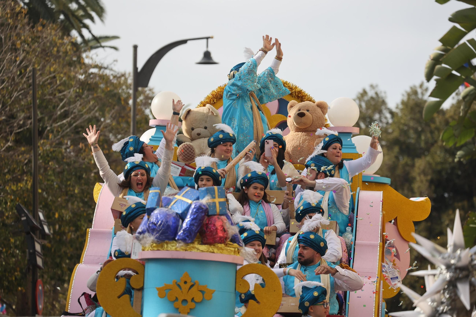 La Cabalgata de Reyes Magos de Málaga, en imágenes
