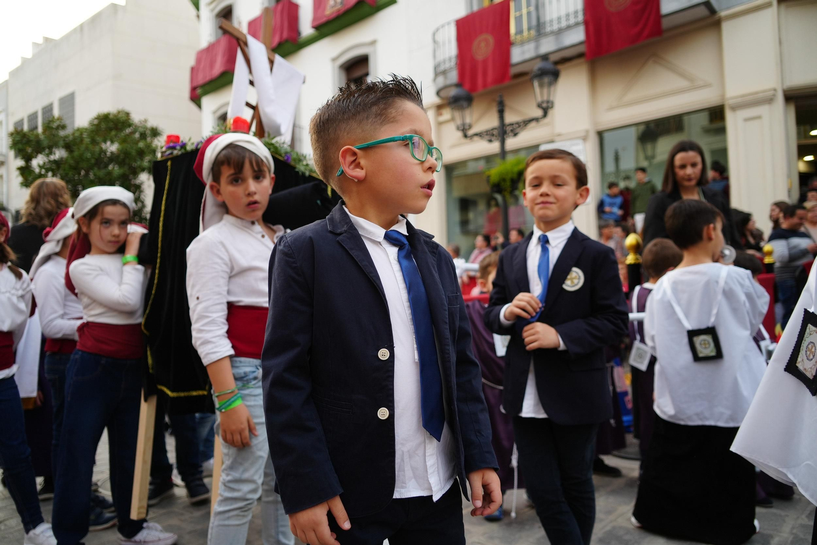 Más de 500 niños participan en el desfile infantil de Semana Santa de Pozoblanco, en imágenes
