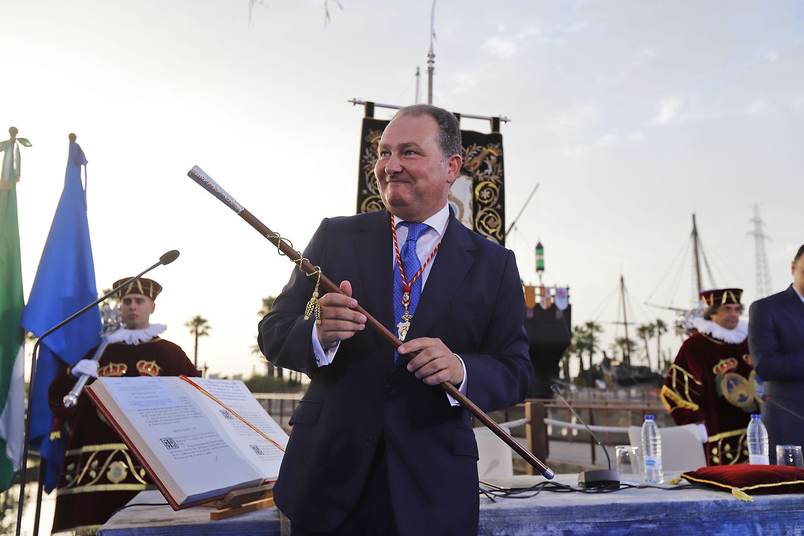 Imágenes de la constitución de la Diputación de Huelva