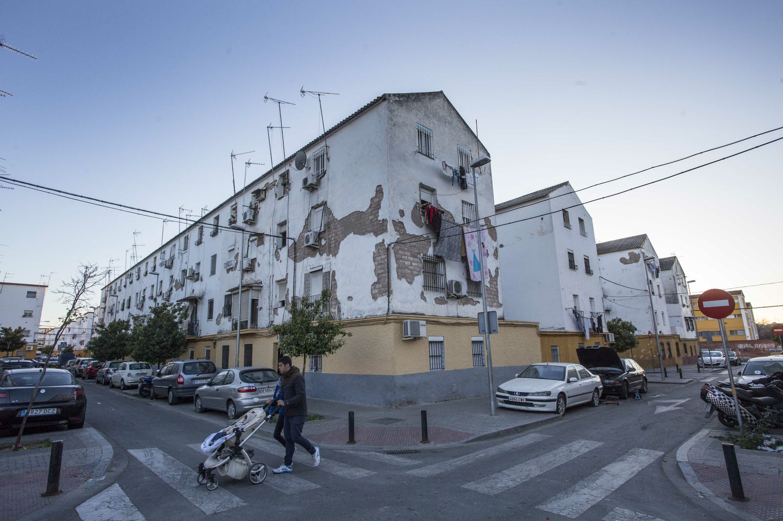 Barriada de Los Pajaritos, en Cerro-Amate, una de las zonas de actuación del Plan Integra.