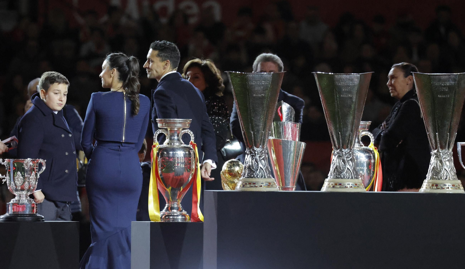 Las imágenes del homenaje a Jesús Navas