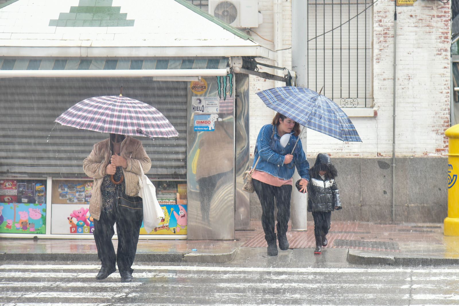 Día de lluvia en Algeciras.