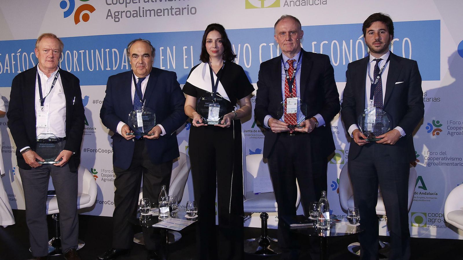 Francisco Sánchez, Antonio Luque, Ana I. Sánchez, Enrique de los Ríos y Julio Campos.