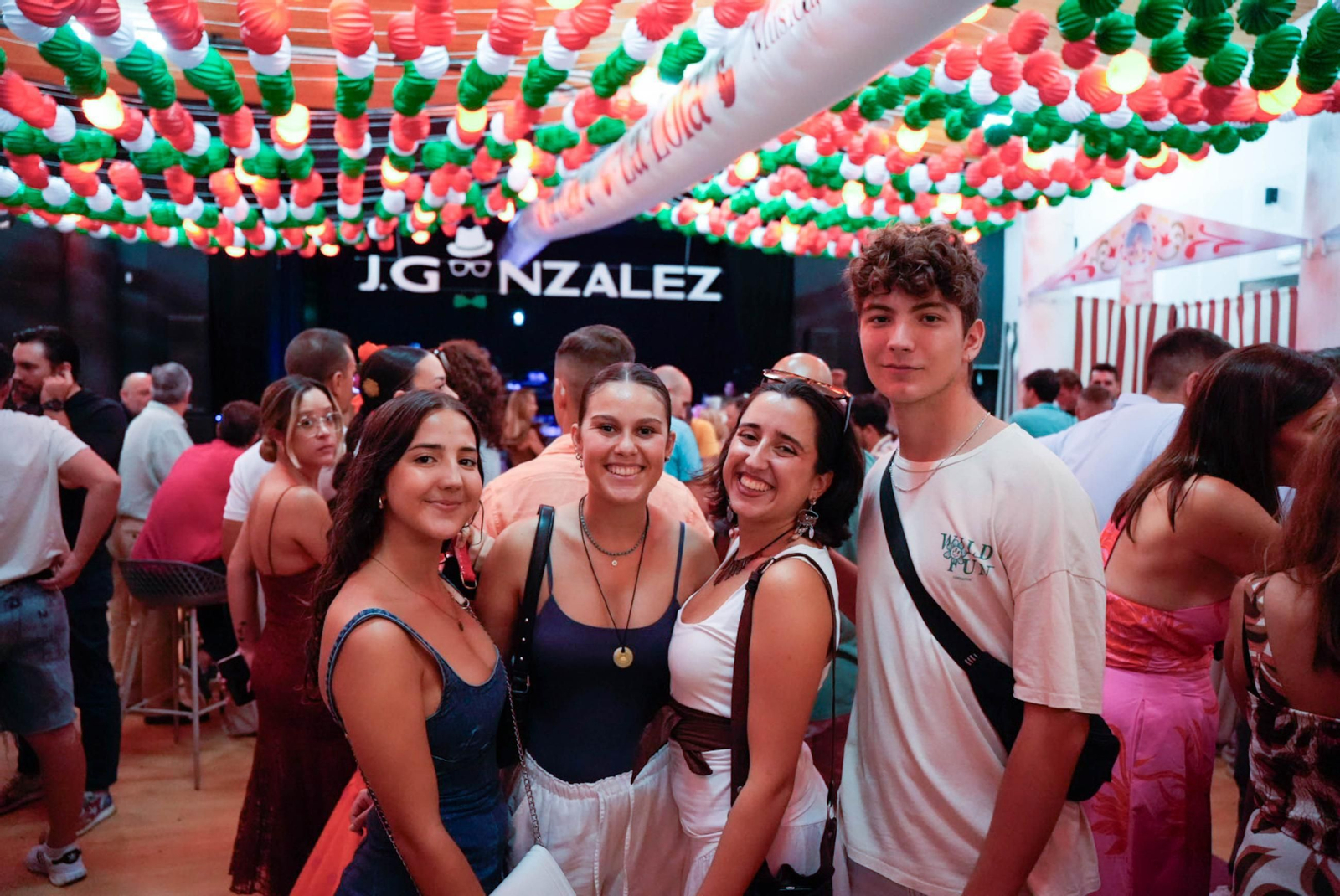 Disfrutando de la feria del mediodía en la jornada del jueves