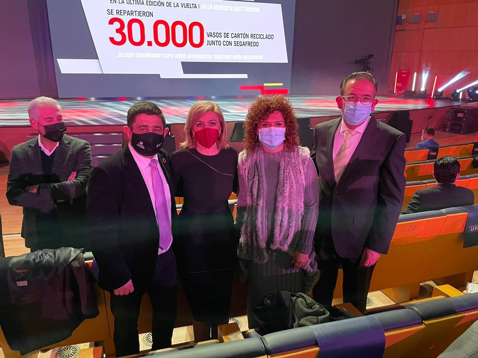 Limón, durante el acto de presentación de la Vuelta Ciclista a España 2022.