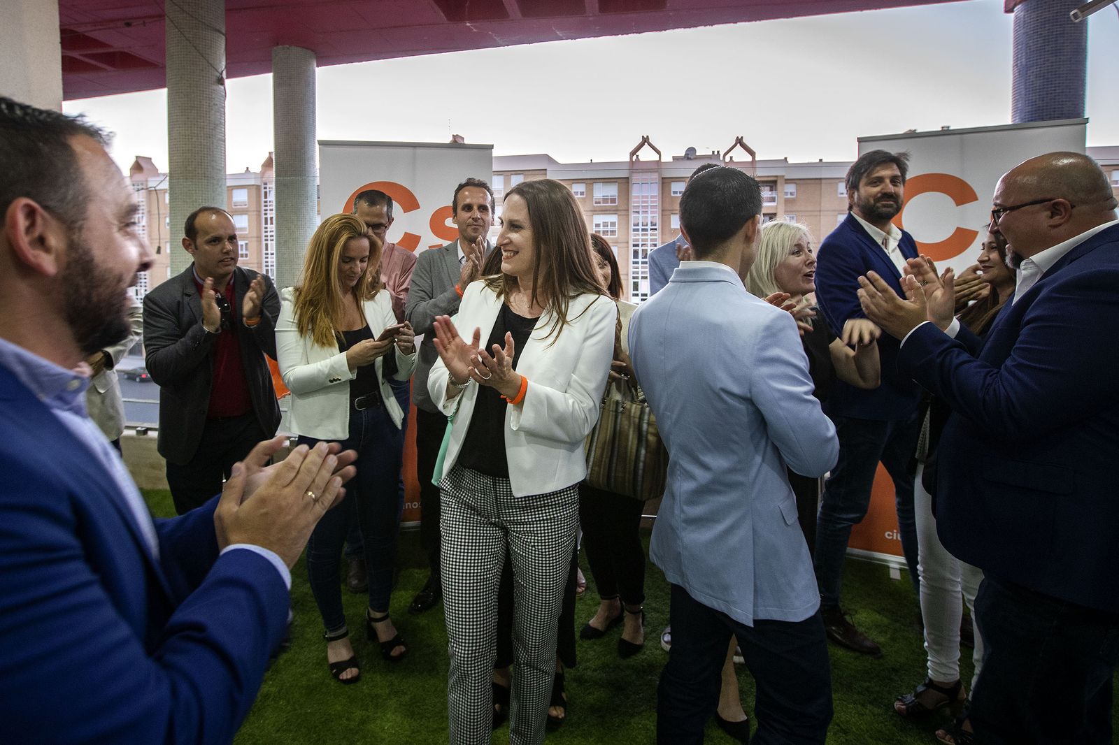 Regla Moreno, en la presentación de la candidatura de Ciudadanos.