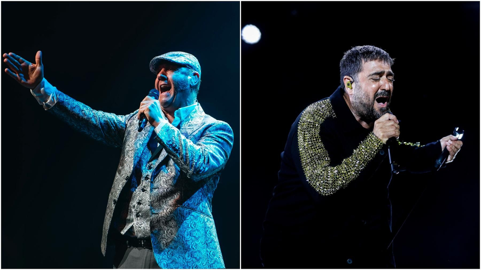 Paco Candela y Antonio Orozco, en concierto.