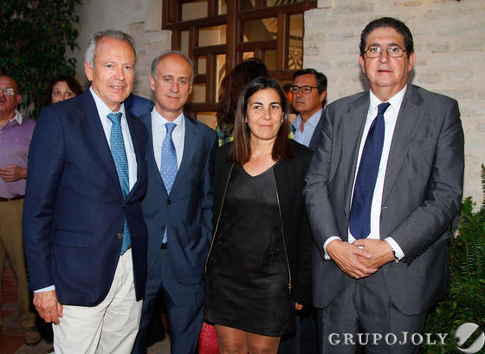 José Pozo, Francisco J. Velasco, María Jesús Almazor y el abogado José Joaquín Gallardo. / Fotos: Juan Carlos Muñoz y Victoria Hidalgo