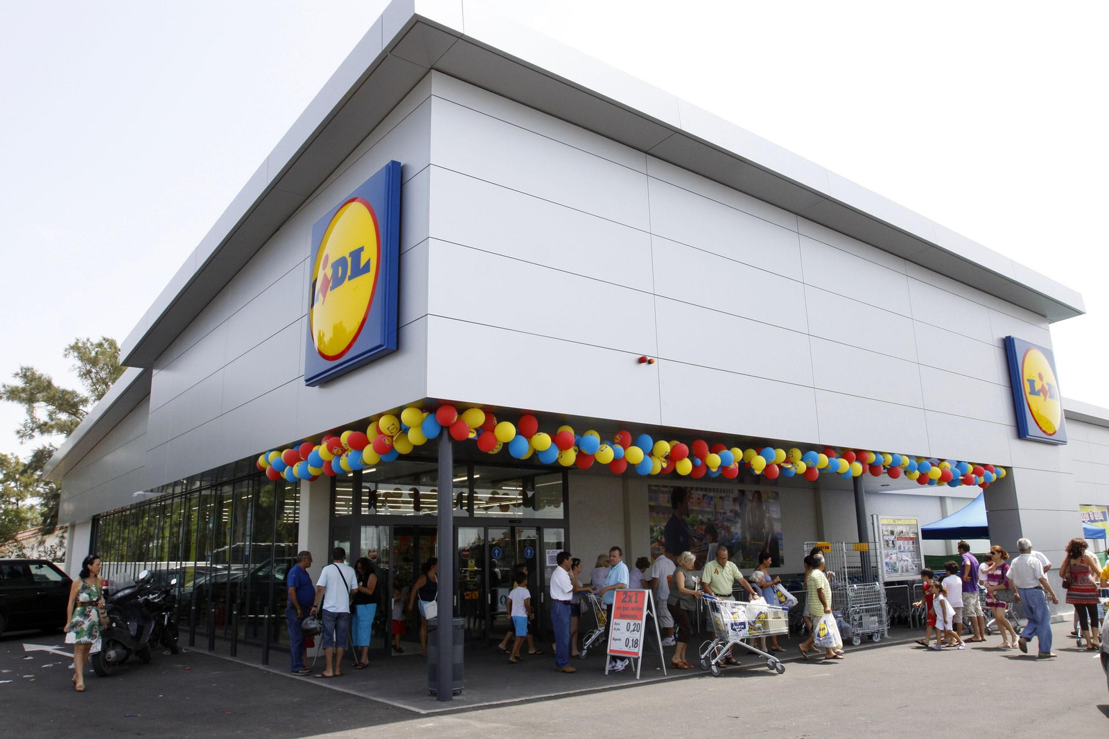 Un supermercado Lidl.