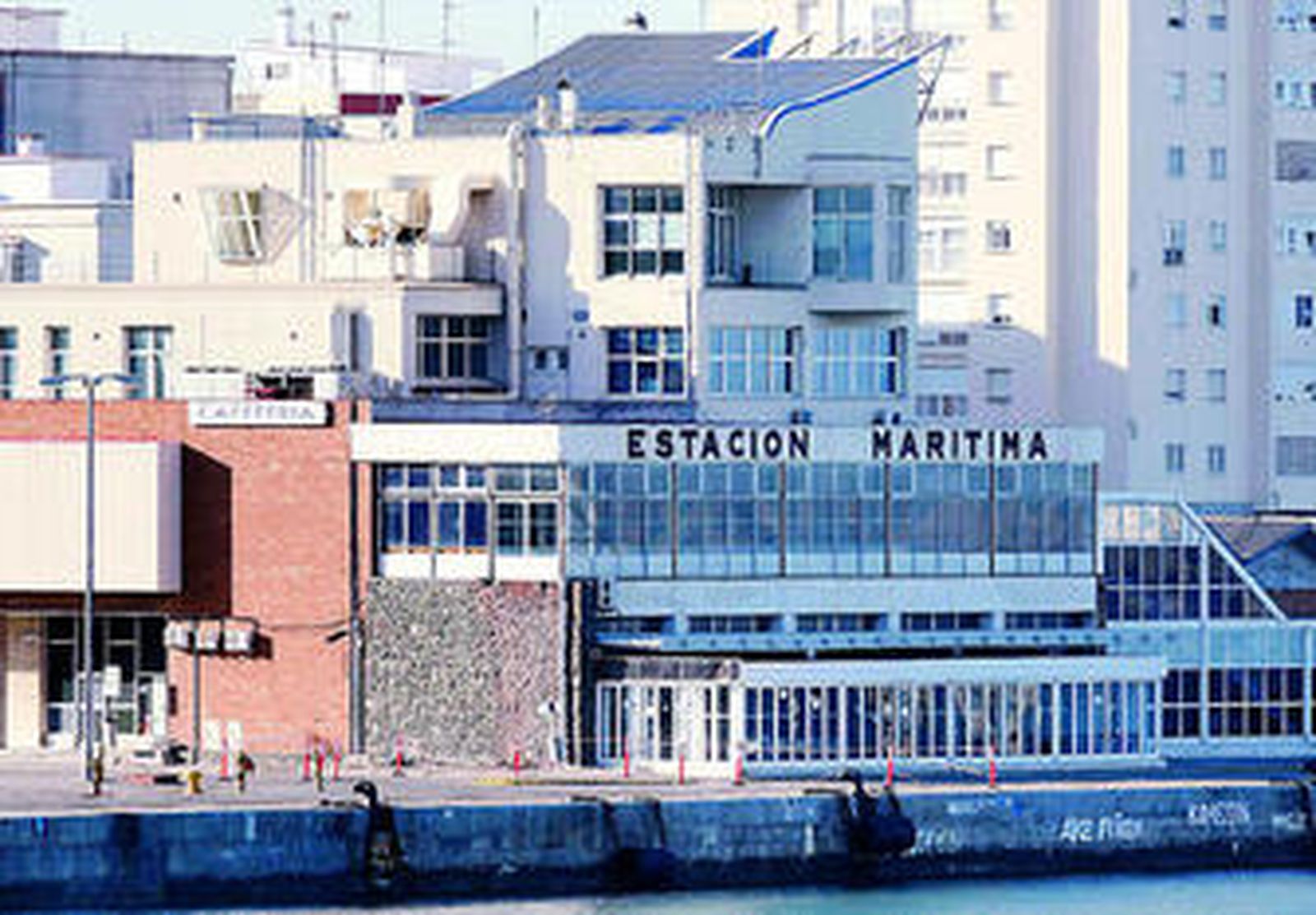 La Estación Marítima de Cádiz, inscrita ahora en el Catálogo de Bienes del Patrimonio Andaluz.