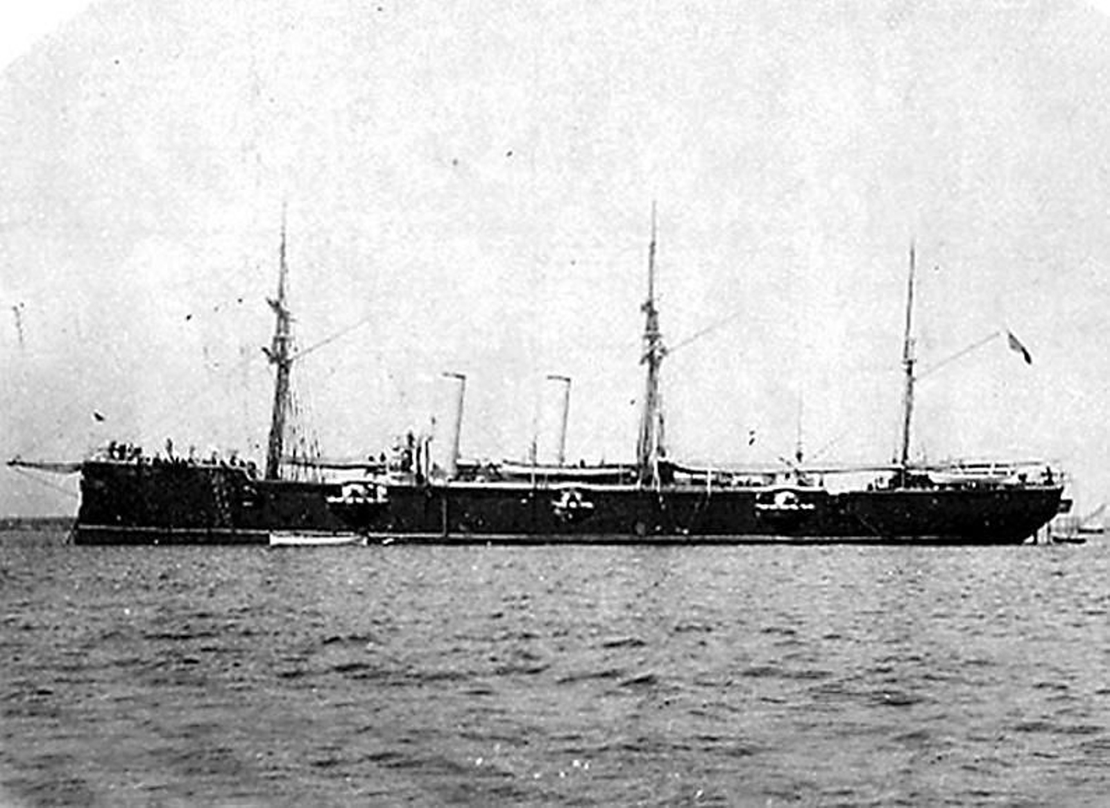 Alfonso XII, buque de la Trasatlántica, que inició los 'viajes rápidos' al Plata