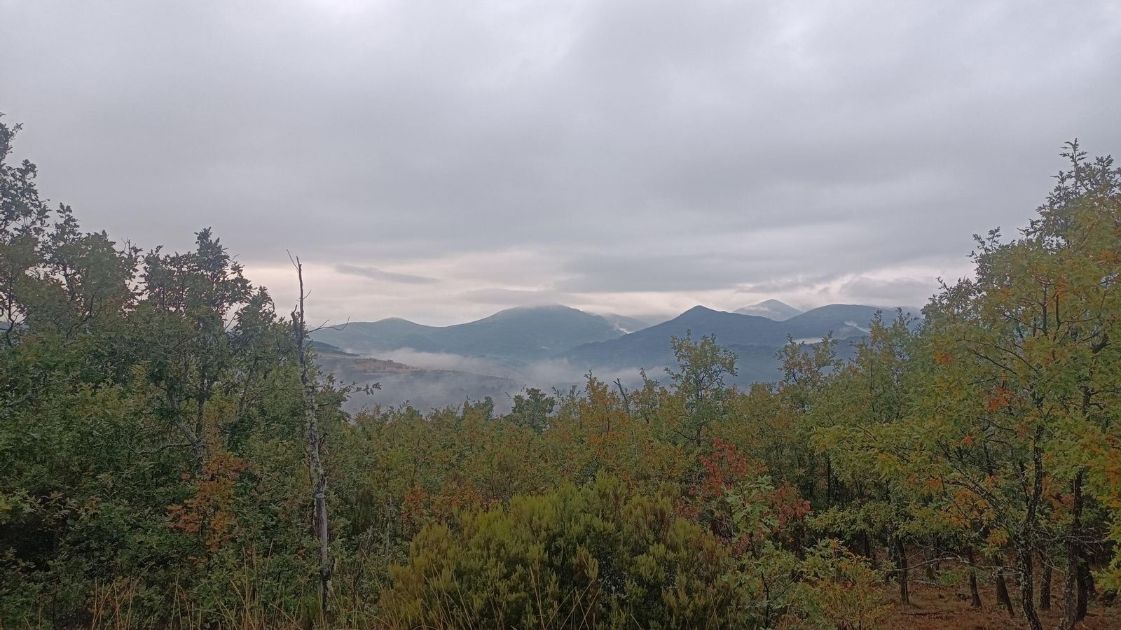 Vistas de las montañas desde el Alto del Canto.