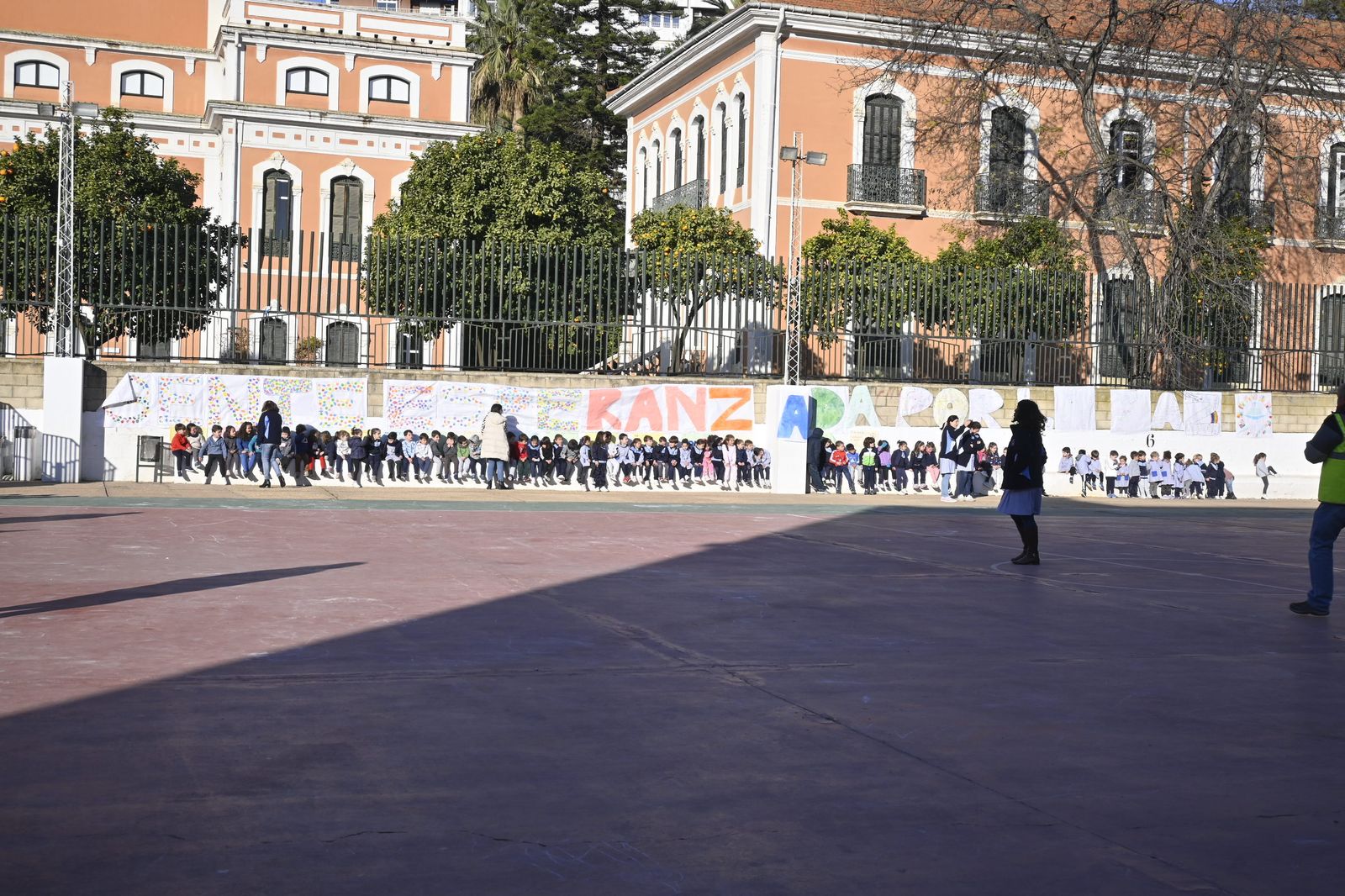 Imágenes del simulacro de incendio en el Funcadia