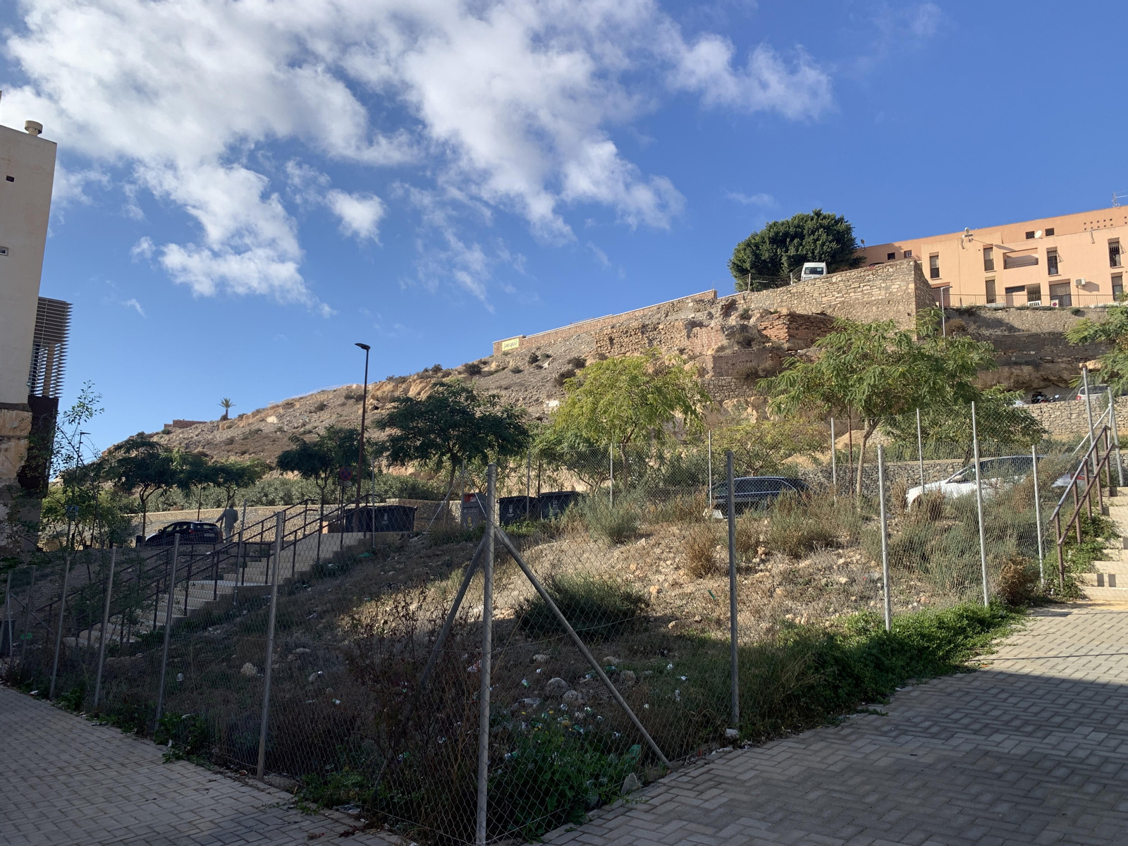 Parcela sobre la que se edificará esta nueva promoción de VPO