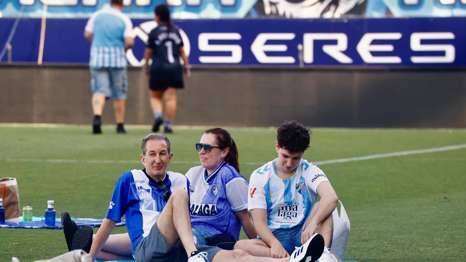 Las fotos del picnic en La Rosaleda para aficionados del Málaga