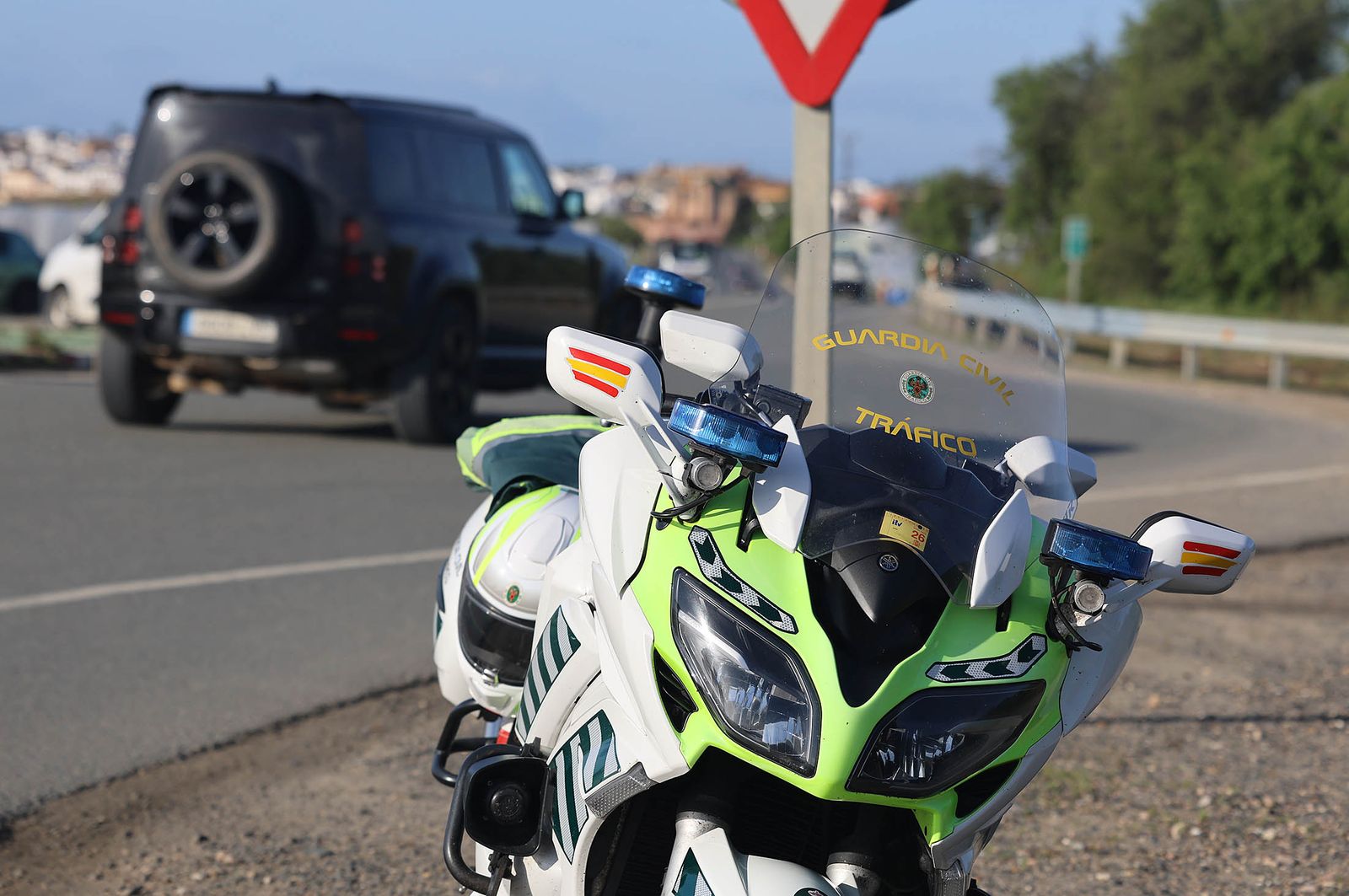 Imágenes de la Campaña de Control y Vigilancia diseñada por la DGT en Huelva