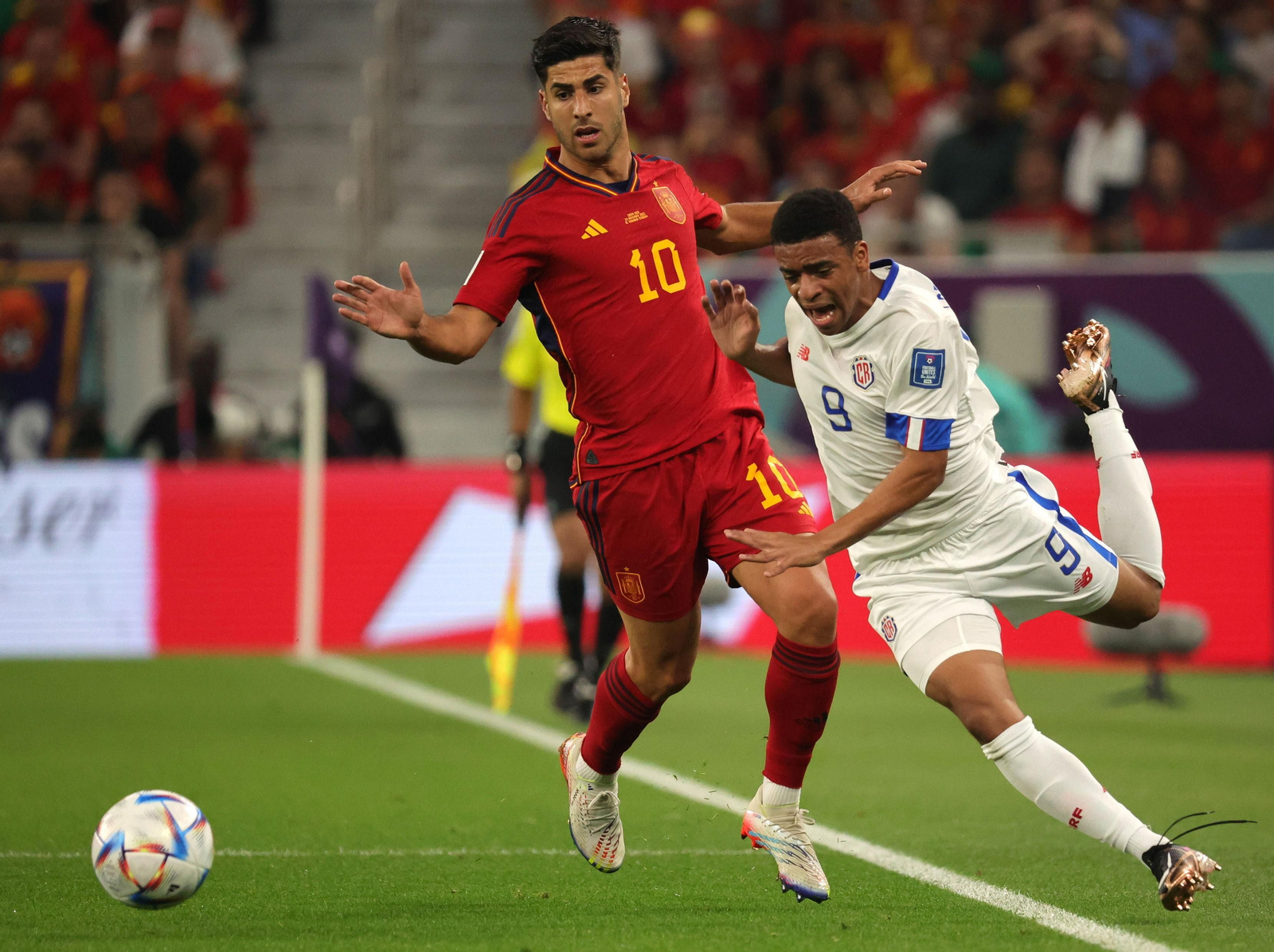 Las imágenes del España - Costa Rica en el Mundial de Qatar