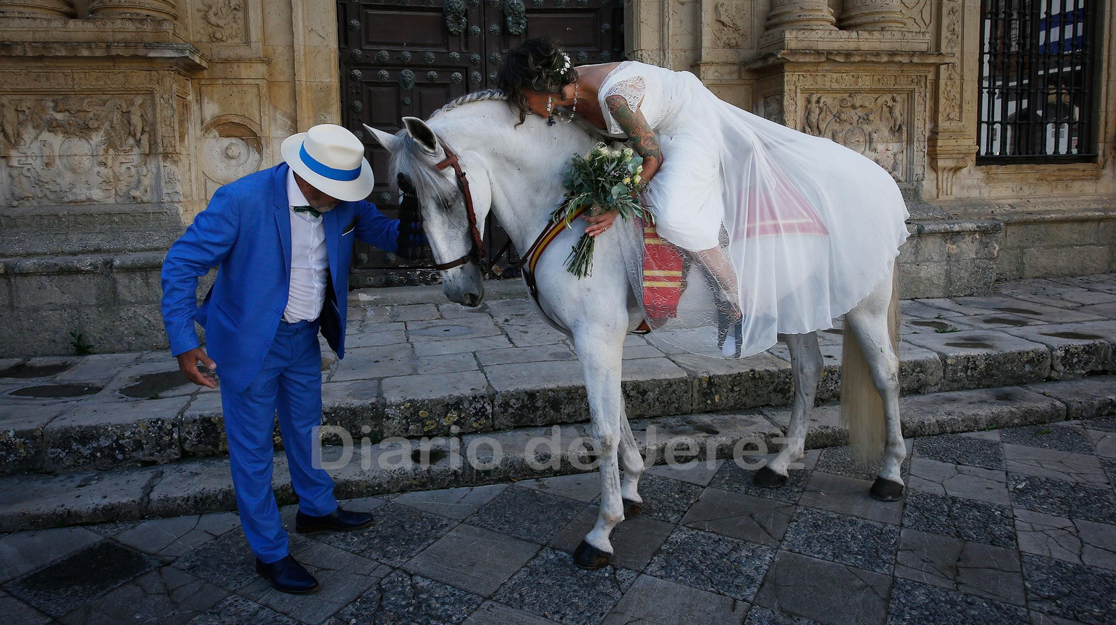 Peculiar boda de Juan Tejero con la alemana Tina Heidelberg Peculiar boda de Juan Tejero con la alemana Tina Heidelberg