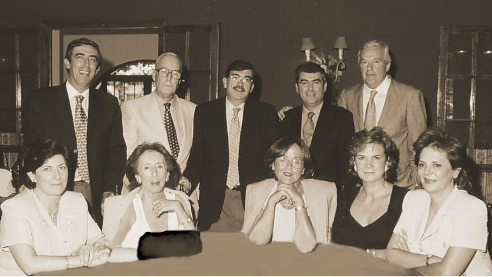 Celebración en 1996 del 25 aniversario del bufete