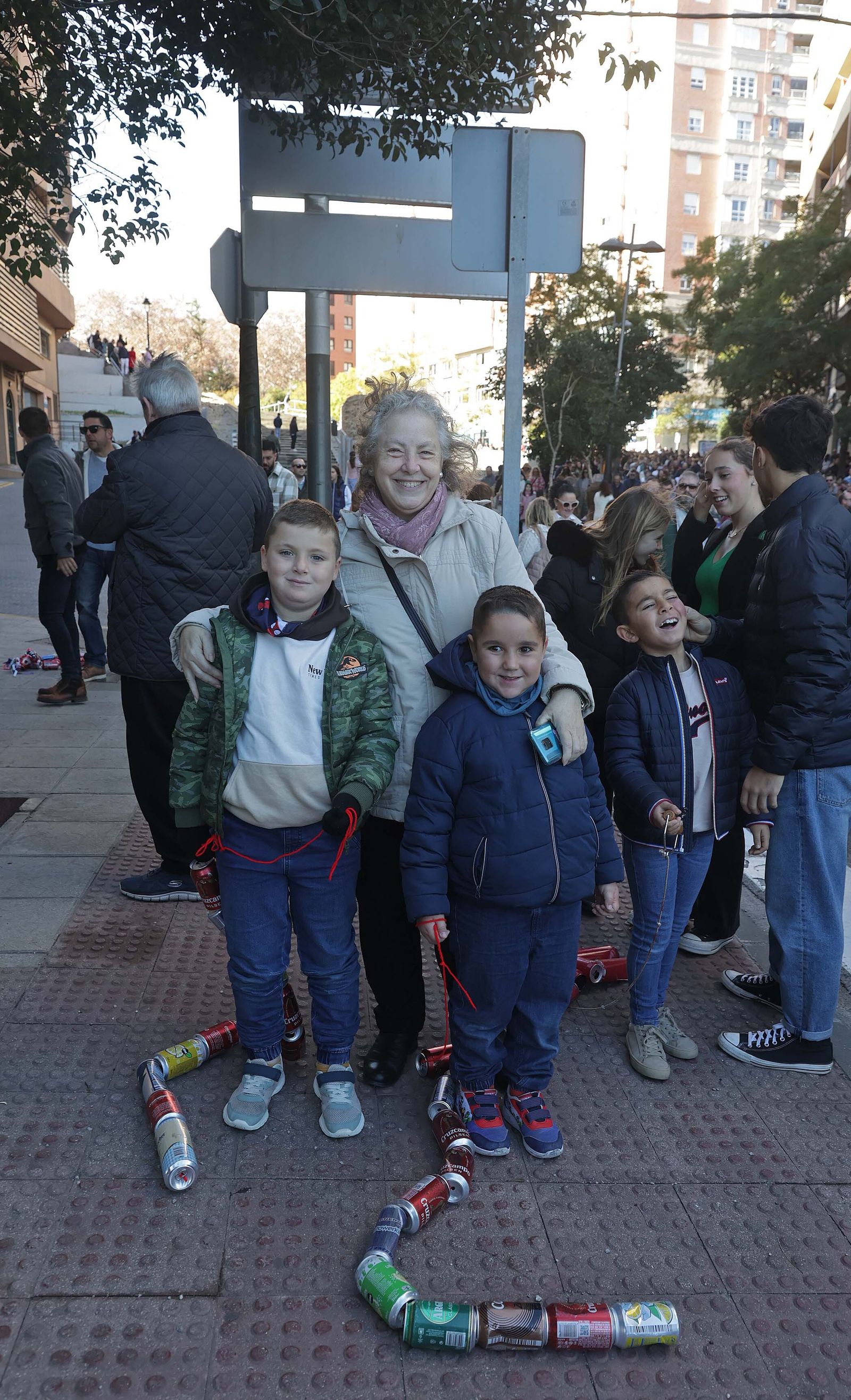 Fotos del arrastre de latas en Algeciras