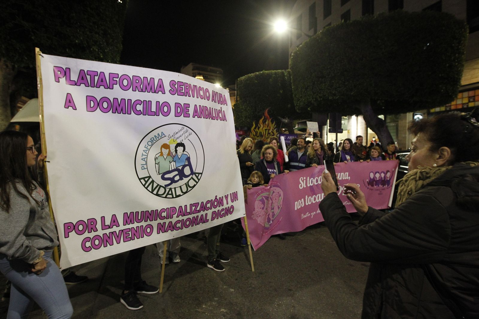 Manifestación Día Mundial contra la Violencia de Género. Almería